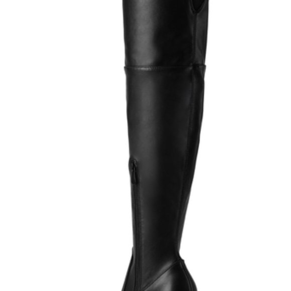 Square Toe High Heel Over The Knee Boot - Picture 3 of 5